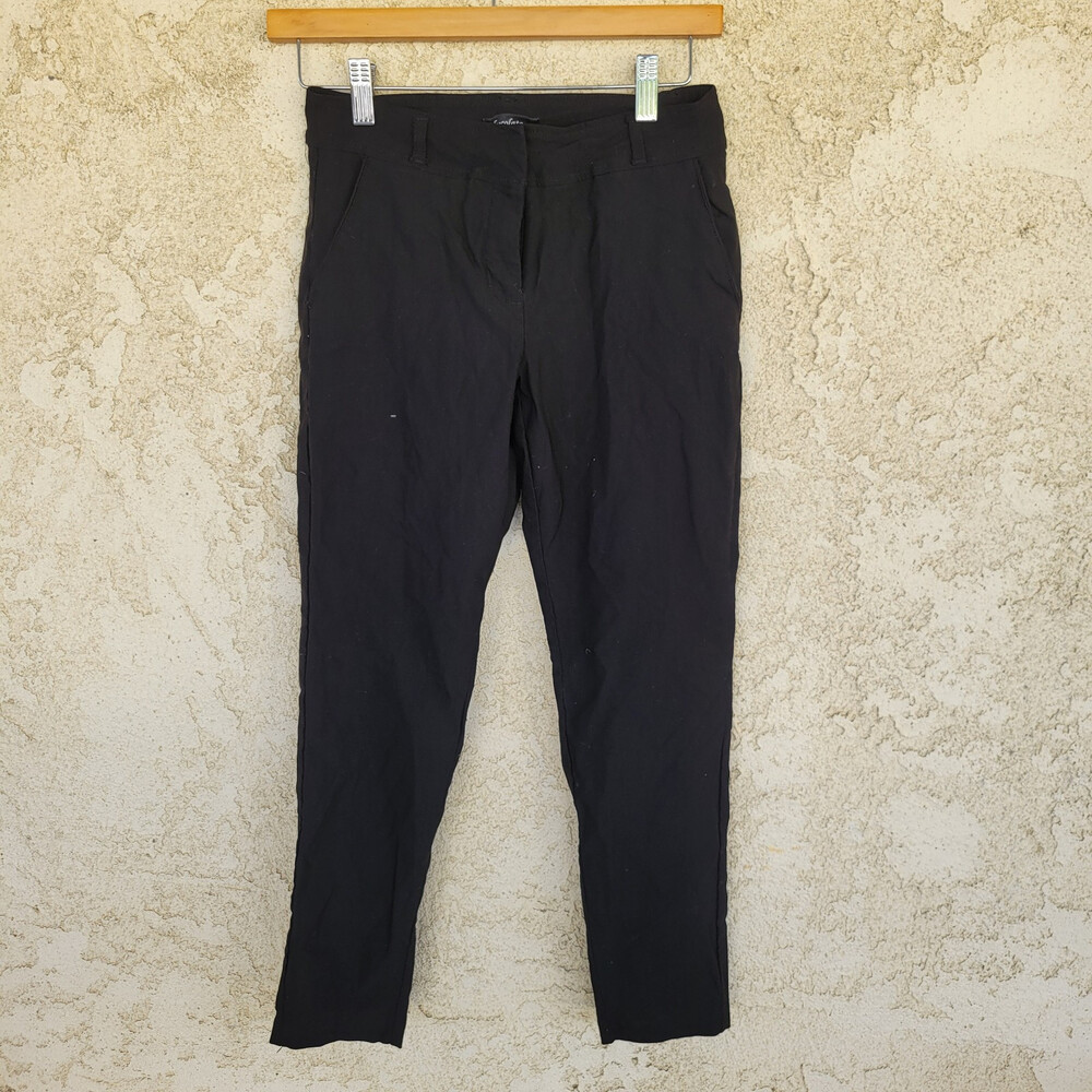 Chocolate U.S.A. Womens Small Black Rayon Blend Jeggings Size S